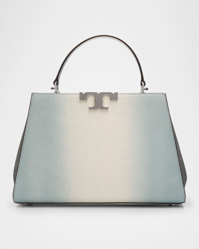 Eleanor Lizard Large Satchel Bag